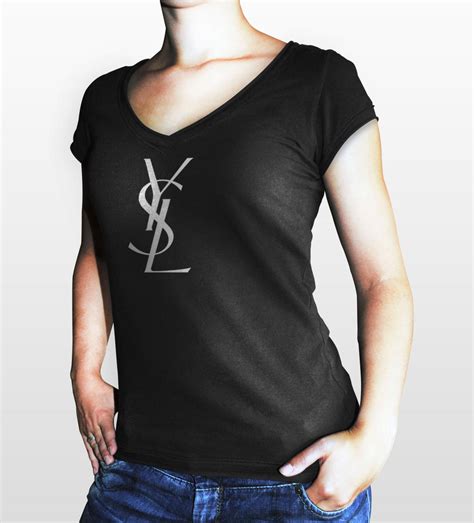 ysl t shirt graphic tee|YSL tee shirts women's.